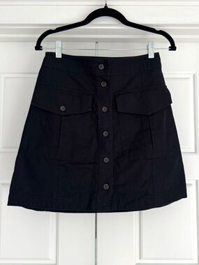 Banana Republic Utility Linen Cotton Mini Skirt - size 2